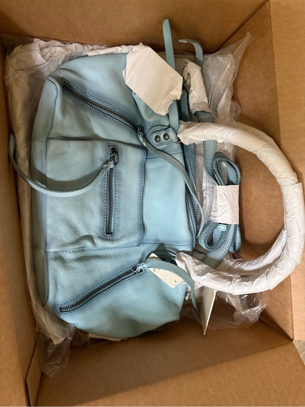 Free People WASHED SAIL We the Free Baby Emerson Bag Purse Tote NEW NWT RARE